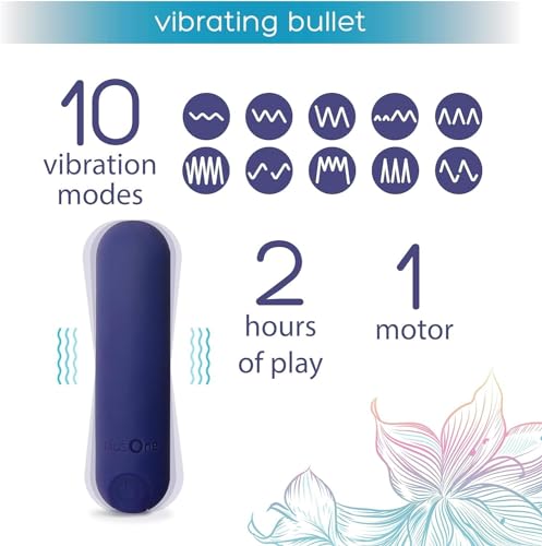 Bullet Vibrator for Women - Mini Vibrator Made of Body-Safe Silicone