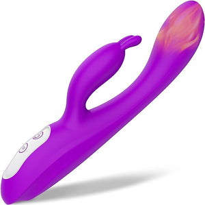 G Spot Couple Vibrator with Heating Function for Clitoris G-spot Stimulation