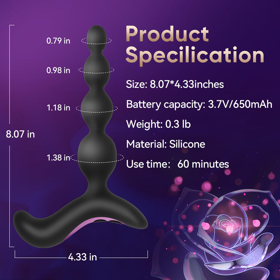 Sex Toys for Women and Men Anal Plug Vibrator Adult Toy Anal Beads Vibrator
