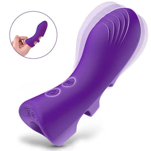 10-Speed Silicone Waterproof Finger Vibrator